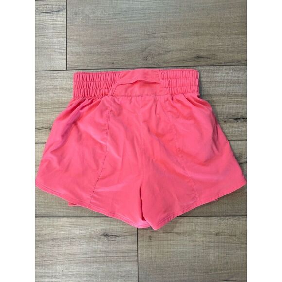 Women's Nike Dri Loose Fit DX6010 Mid-Rise Brief Lined Shorts XS small pink - Picture 3 of 4
